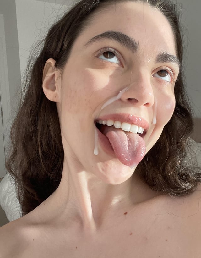 oh yeah my face is covered in cum